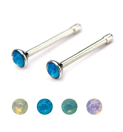 22G BEZ SET 2MM COLOR OPAL BONE