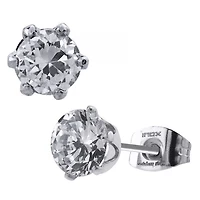 Black CZ Studs 6mm