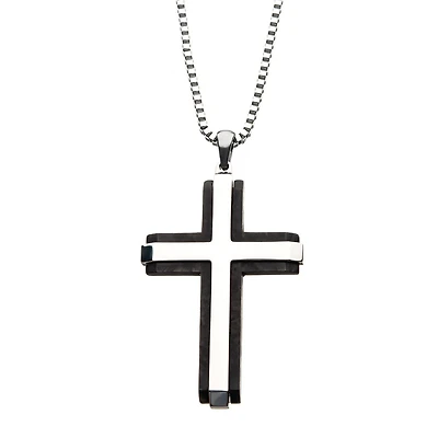 Cross Layer Necklace 24In
