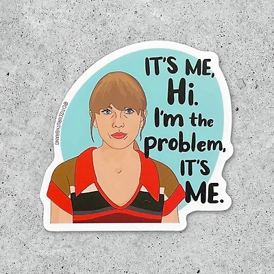 Taylor Swift Hi It's Me Sticker