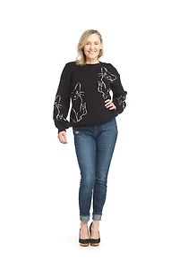 Cat Pattern Intarsia Sweater
