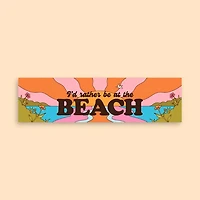 Beach Bumper Sticker