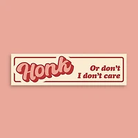 Honk Bumper Sticker