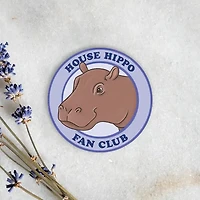 House Hippo Sticker