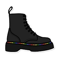 Queer Boot Waterproof Lgbtq+ Sticker