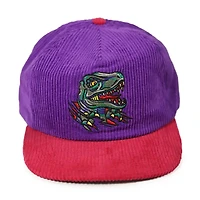 Purple Raptor Corduroy Hat