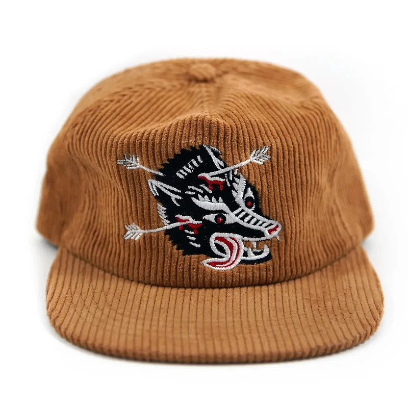 Wolf Corduroy Hat
