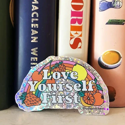 Love Yourself First Sticker