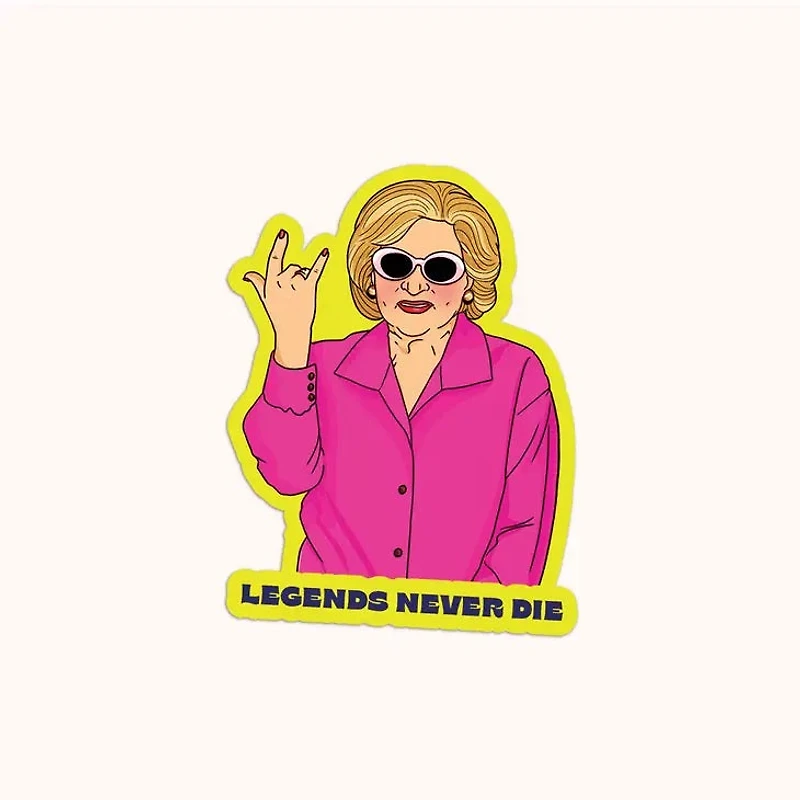 Legends Never Die Sticker