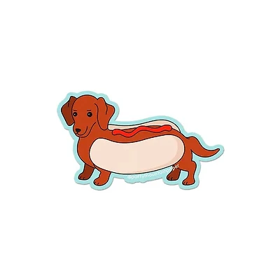 Weenie Hotdog Sticker Ketchup