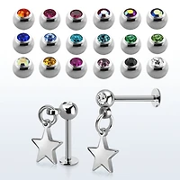 Star Dangle Labret
