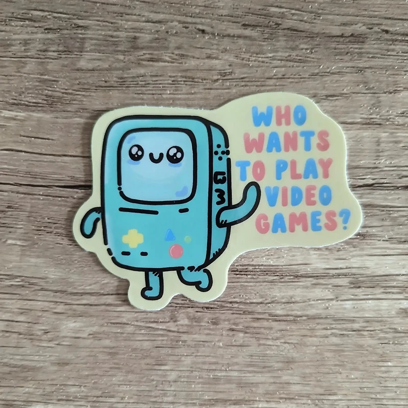 Bmo Video Games - Cute Vinyl Sticker
