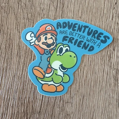 Better with Friend - Cute Vinyl Sticker