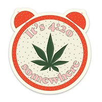 Its 420 Somewhere Sticker