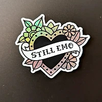 Still Emo Glitter Sticker