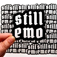 Still Emo Sticker
