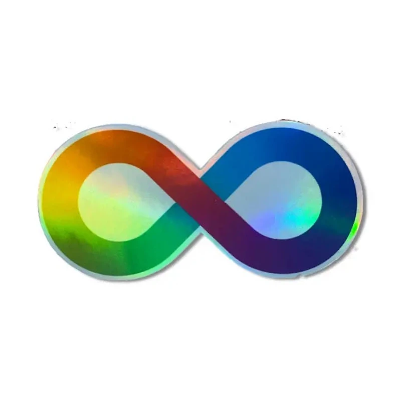Rainbow Infinity Neurodivergent Sticker