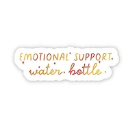 Emotional Support Bottle Vinyl Sticker