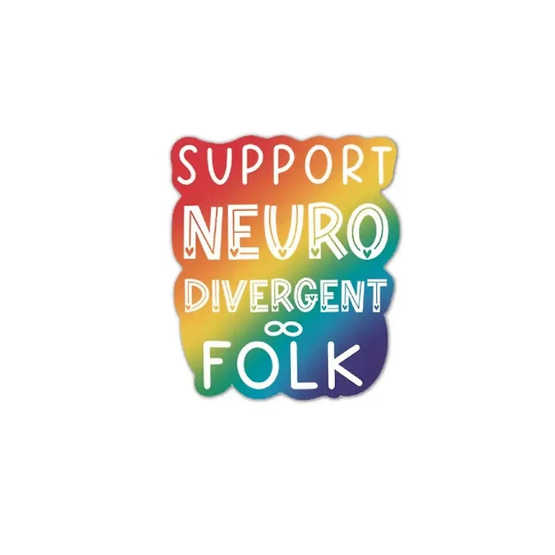 Support Neurodivergent Folk Sticker