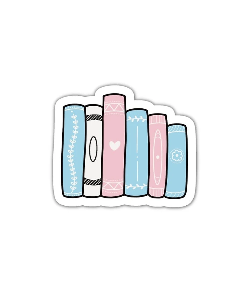 Lectura sutil de Transbook Stack Pegatina