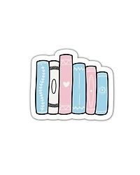 Lectura sutil de Transbook Stack Pegatina