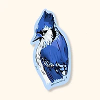 Blue Jay Vinyl Sticker | Canadian Nature Design