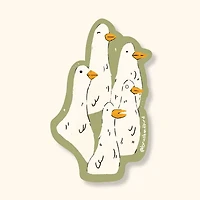 Duck Group Sticker | Bird Lover Sticker