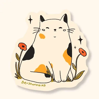 Grumpy Cat Waterproof Vinyl Diecut Sticker