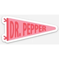 Dr Pepper Banner Sticker