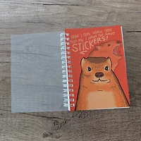 Hyrax Too Many Stickers - Reusable Sticker Book - 50 Pages