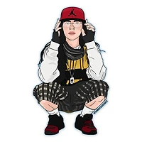 Billie Lunch Sticker