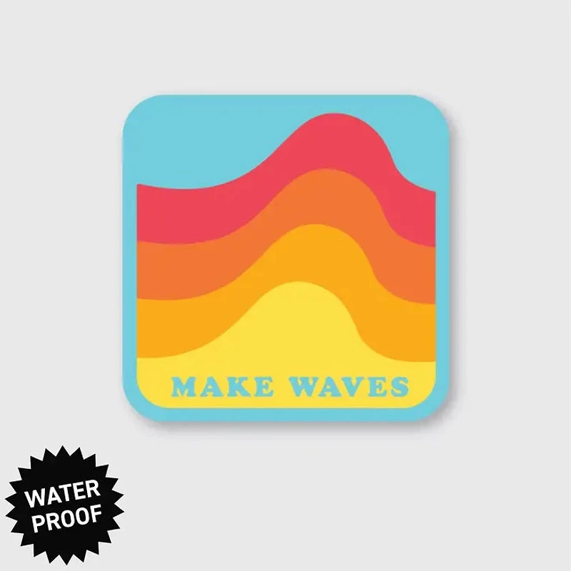 Make Waves Sticker