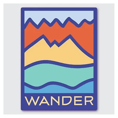 Wander Abstract Sticker