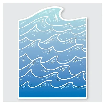 Raging Waves Sticker