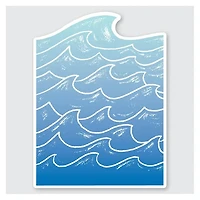 Raging Waves Sticker