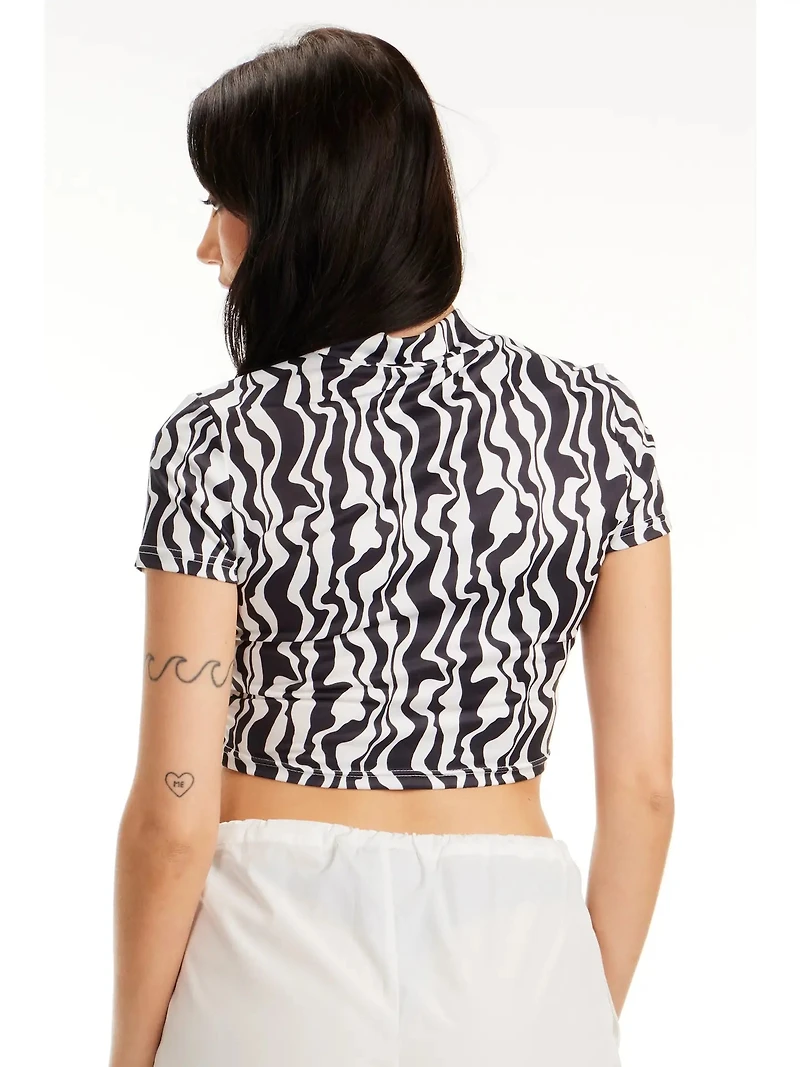 Mock Neck Top