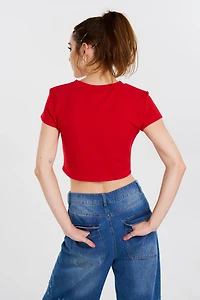 Red Angel Baby Tee