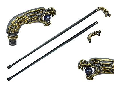 37" Dragon Cane