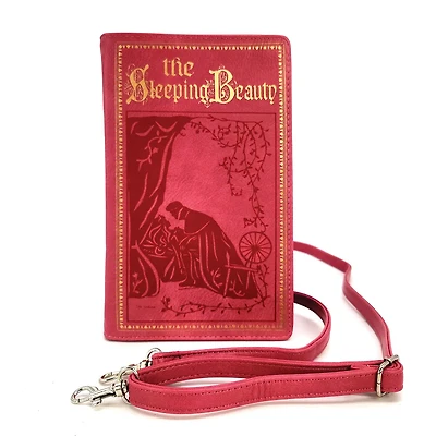 The Sleeping Beauty Vintage Book Clutch Bag In Vinyl
