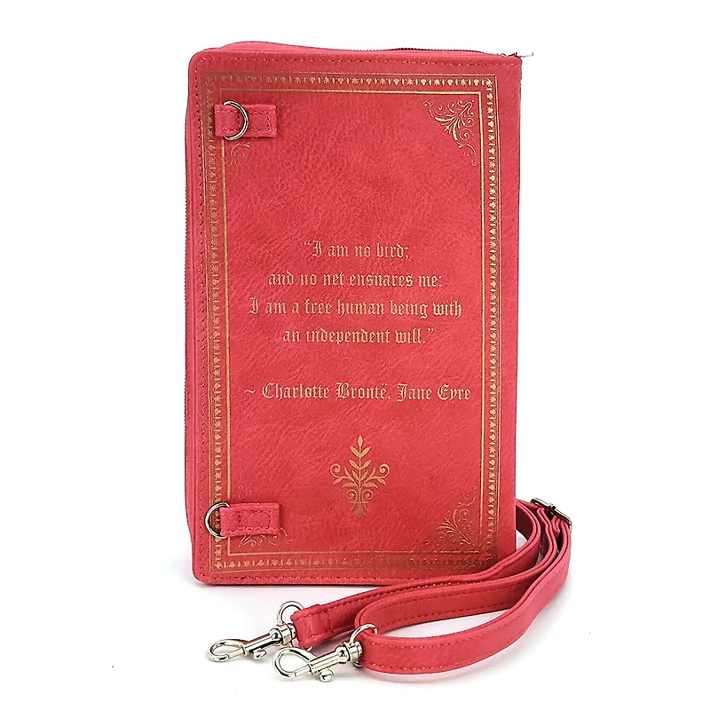 Jane Eyre Book Clutch Bag In Vinyl