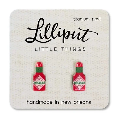 Tabasco Hot Sauce Earrings