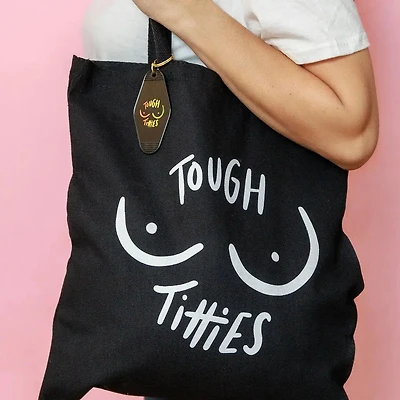 Tough Titties Cotton Tote Bag