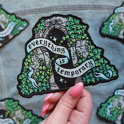 Everything Is Temporary - Woven Patch