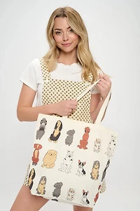 Colorful Dog Tote Bag