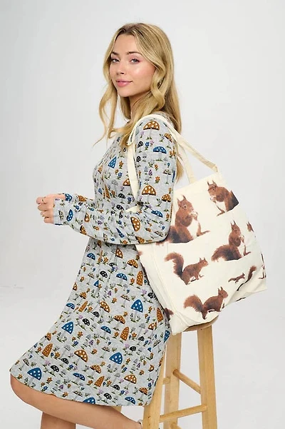 Squirrel Tote Bag