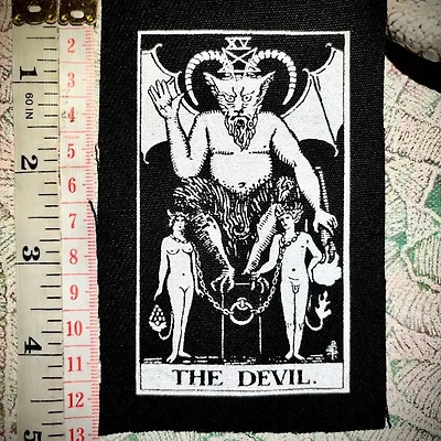 The Devil Tarot Card Patch.