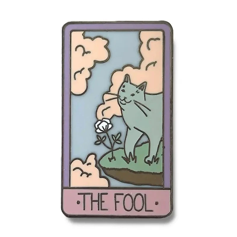 The Fool Tarot Card Pin - Enamel Pin