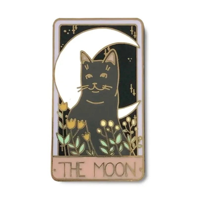 The Moon - Hard Enamel Tarot Pin