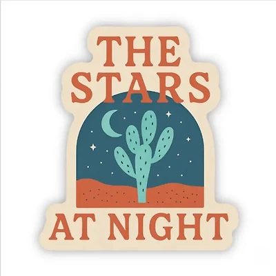 The Stars At Night Sticker