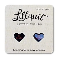 Til Death Heart Earrings